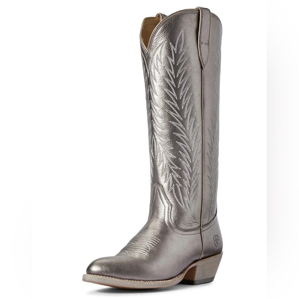 NWT ARIAT Legacy Two Step Knee High Metallic Cowgirl Boots